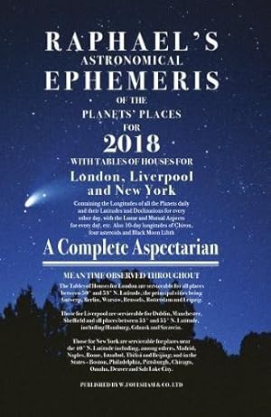 Seller image for Raphael's Ephemeris 2018 for sale by WeBuyBooks