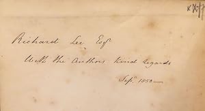 A Cry from the Middle-Passage; or, the Act of 1846, and its Effects on the Slave Trade. [SIGNED]