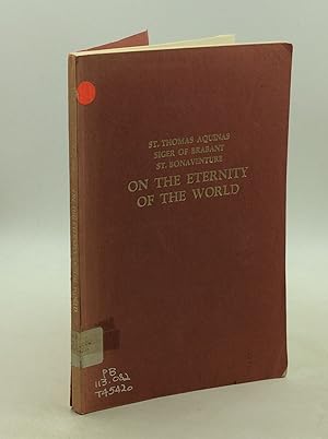 Bild des Verkufers fr ON THE ETERNITY OF THE WORD (De Aeternitate Mundi) zum Verkauf von Kubik Fine Books Ltd., ABAA