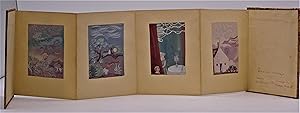(Artist's Book with Four Original Watercolors by Rainey Bennett) "to William A. Kittredge"