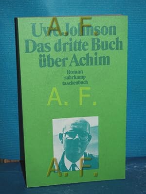 Bild des Verkufers fr Das dritte Buch ber Achim : Roman Suhrkamp Taschenbuch , 169 zum Verkauf von Antiquarische Fundgrube e.U.