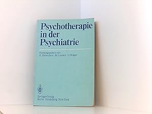 Immagine del venditore per Psychotherapie in der Psychiatrie. 21 Abb. und 33 Tabellen. venduto da Book Broker