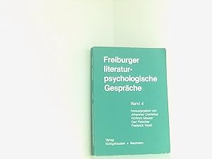 Bild des Verkufers fr Freiburger literaturpsychologische Gesprche zum Verkauf von Book Broker