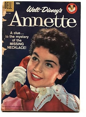 ANNETTE -DELL FOUR COLOR COMICS #905-PHOTO COVER-MICKEY MOUSE CLUB-FR