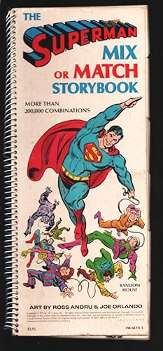 Superman Mix or Match Storybook #394-84711-1 1979-Random House-Art by Ross Andru & Joe Orlando-VG