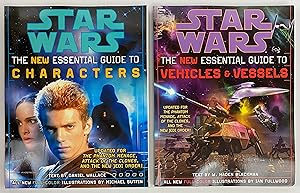 Immagine del venditore per STAR WARS, 2 Books: The New Essential Guide to Characters (2002); The New Essential Guide to Vehicles & Vessels (2003) venduto da Gordon Kauffman, Bookseller, LLC