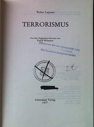 Image du vendeur pour Terrorismus. mis en vente par books4less (Versandantiquariat Petra Gros GmbH & Co. KG)