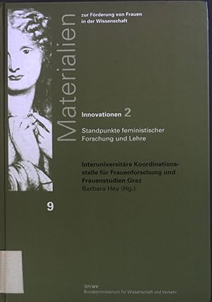 Imagen del vendedor de Innovationen. Standpunkte feministischer Forschung und Lehre Materialien zur Frderung von Frauen in der Wissenschaft a la venta por books4less (Versandantiquariat Petra Gros GmbH & Co. KG)