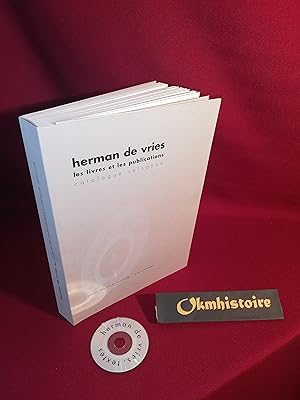Herman de Vries Les livres et les publications Catalogue raisonné (+ CD-ROM) - - - - - - - - [. T...