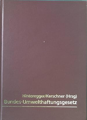 Immagine del venditore per Kommentar zum Bundes-Umwelthaftungsgesetz : B-UHG, UH-RL. venduto da books4less (Versandantiquariat Petra Gros GmbH & Co. KG)