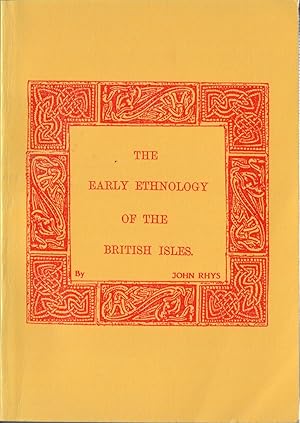 Bild des Verkufers fr The Early Ethnolgy of the British Isles zum Verkauf von Cider Creek Books