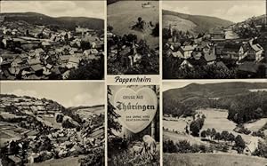 Seller image for Ansichtskarte / Postkarte Pappenheim Kleinschmalkalden Floh Seligenthal Thringen, Panoramablicke for sale by akpool GmbH