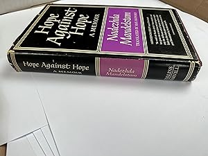 Seller image for Hope Against Hope: A Memoir of Nadezhda Mandelstam for sale by SAVERY BOOKS