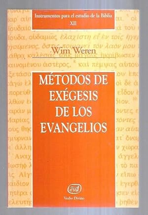 Imagen del vendedor de METODOS DE EXEGESIS DE LOS EVANGELIOS a la venta por Desvn del Libro / Desvan del Libro, SL