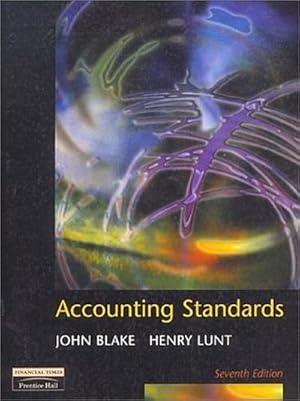Bild des Verkufers fr Accounting Standards [Taschenbuch] by Blake, John; Lunt, Henry zum Verkauf von unifachbuch e.K.