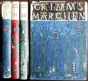 Kinder- und Hausmärchen [3 Bde.] : gesammelt durch die Brüder Grimm. Zeichnungen und farbige Blät...