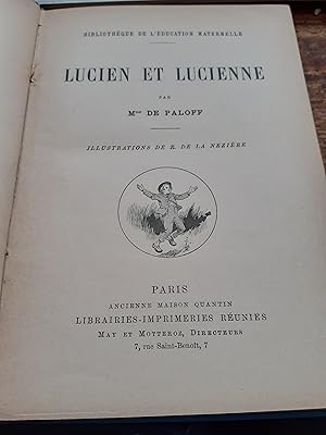 Seller image for lucien et lucienne for sale by MBLIVRES