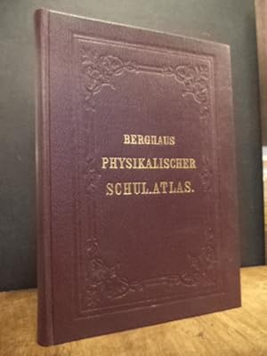 Bild des Verkufers fr Heinrich Berghaus' Physikalischer Schul-Atlas, (Faksimile), bestehend aus acht und zwanzig in Kupfer gestochenen und colorierten Karten, ein Auszug aus des Verfassers groem physikalischen Atlas, zum Gebrauch beim Unterricht und zum Selbststudium, zum Verkauf von Antiquariat Orban & Streu GbR