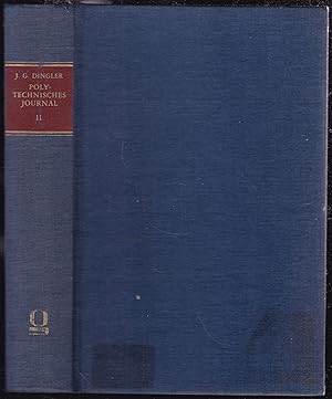 Bild des Verkufers fr Polytechnisches Journal. Zweiter Band. Nachdruck der Ausgabe von 1820 zum Verkauf von Graphem. Kunst- und Buchantiquariat