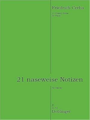 Bild des Verkufers fr 21 naseweise Notizenfr Klavier zum Verkauf von AHA-BUCH GmbH