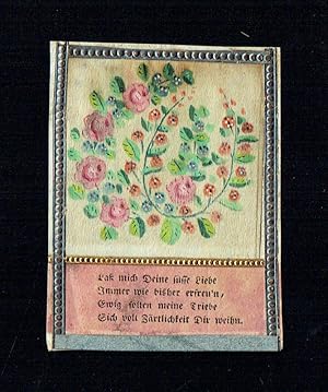 Kunstbillet, wohl Wien, um 1840 - Laß mich Deine süsse Liebe Immer wie bisher erfreu n ."