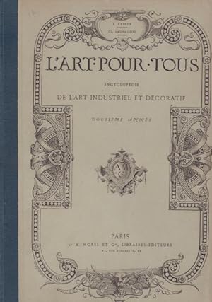 L'art pour tous. Encyclopédie de l'art industriel et décoratif. Douzième année 1873.