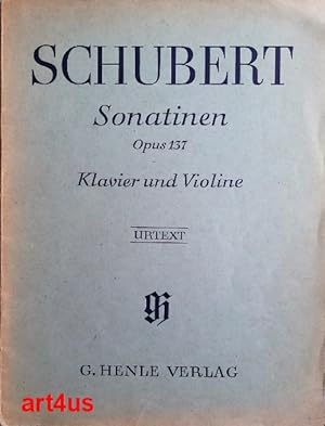 Sonatinen : Opus : 137 Sonatinen für Klavier und Violine