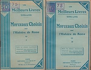 MORCEAUX CHOISIS SUR L'HISTOIRE DE ROME (2 volumes)