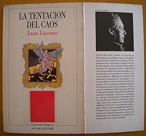 Image du vendeur pour La tentacin del caos mis en vente par Libreria Ninon