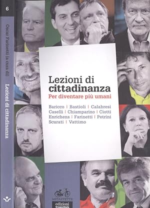 Bild des Verkufers fr Lezioni di cittadinanza Per diventare pi umani zum Verkauf von Biblioteca di Babele