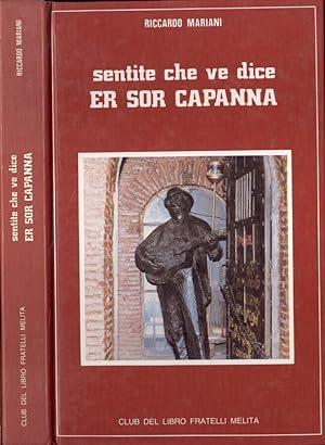 Bild des Verkufers fr Sentite che ve dice er Sor Capanna zum Verkauf von Biblioteca di Babele