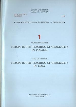 Imagen del vendedor de Europe in the teaching of geography in Poland - Europe in teaching of geography in Italy a la venta por Biblioteca di Babele