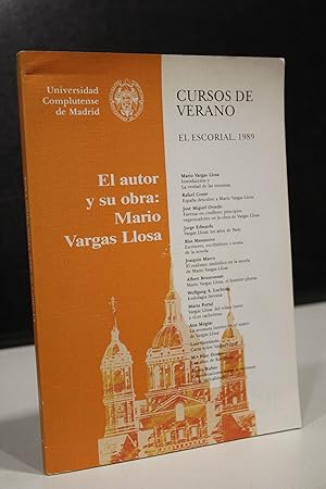 El autor y su obra: Mario Vargas Llosa.- Cursos de Verano. El Escorial, 1989.