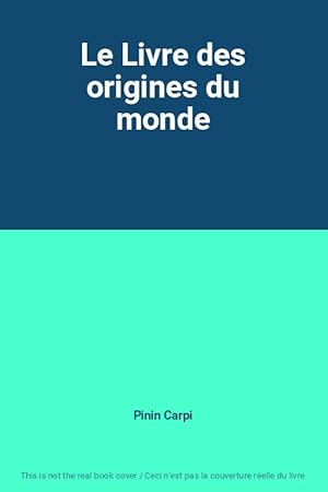 Imagen del vendedor de Le Livre des origines du monde a la venta por Ammareal