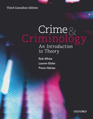 Seller image for CRIME+CRIMINOLOGY >CANADIAN< for sale by GreatBookPricesUK