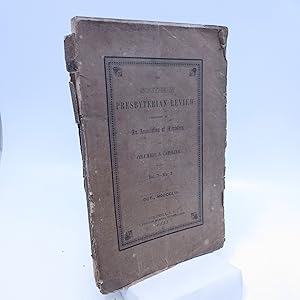 Seller image for The Souther Presbyterian Review: Conducted by An Association of Ministers, in Columbia, S. Carolina (Volume 7 Number 2) for sale by Shelley and Son Books (IOBA)