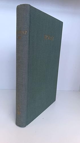 Q. Horatius Flaccus: Briefe. Erklärt von Adolf Kiessling. Bearbeitet von Richard Heinz