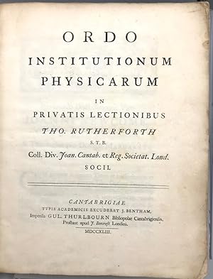 Ordo Institutionum Physicarum