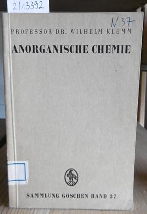 Bild des Verkufers fr Anorganische Chemie. 6.Aufl., zum Verkauf von Versandantiquariat Trffelschwein