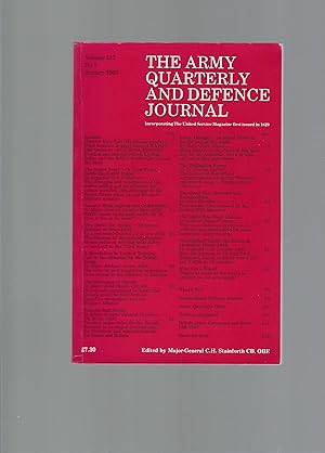 The Army Quarterly and Defence Journal - Vol 117, No 1, January 1987