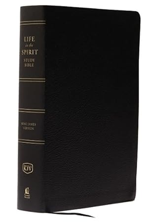 Immagine del venditore per KJV, Life in the Spirit Study Bible, Bonded Leather, Black, Red Letter (Leather) venduto da Grand Eagle Retail