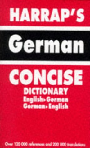 Bild des Verkufers fr Harrap's German Concise Dictionary zum Verkauf von WeBuyBooks