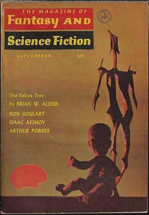 Seller image for The Magazine of FANTASY AND SCIENCE FICTION (F&SF): September, Sept. 1965 ("The Saliva Tree") for sale by Books from the Crypt