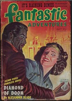 Imagen del vendedor de FANTASTIC ADVENTURES: July 1945 a la venta por Books from the Crypt