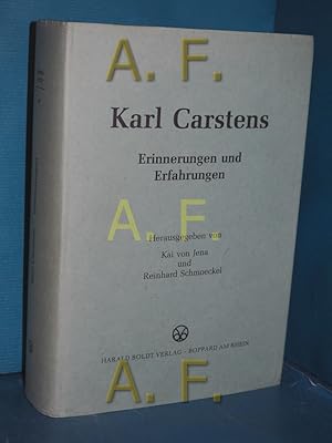 Karl Carstens Erinnerungen und Erfahrungen (Schriften des Bundesarchivs 44)