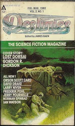 Bild des Verkufers fr DESTINIES The Science Fiction Magazine: Vol. 2, No. 1; February, Feb. - March, Mar. 1980 ("Lost Dorsai") zum Verkauf von Books from the Crypt