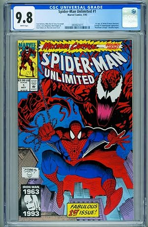 Spider-Man Unlimited #1 CGC 9.8 // First Maximum Carnage // Marvel // comic book