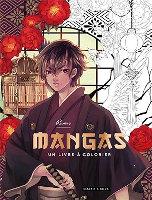 mangas, un livre à colorier