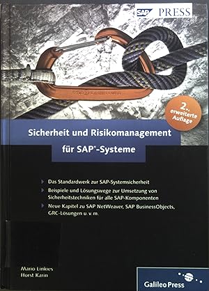 Image du vendeur pour Sicherheit und Risikomanagement fr SAP-Systeme. SAP press mis en vente par books4less (Versandantiquariat Petra Gros GmbH & Co. KG)