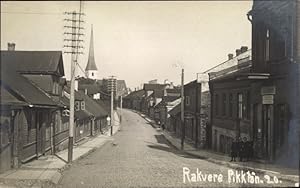 Foto Ansichtskarte / Postkarte Pikk Rakvere Wesenberg Estland, Pikk tänav, Straßenpartie im Ort